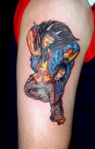 Japanese demon tattoo Tauranga New Zealand