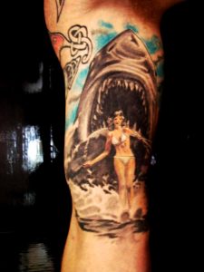 jaws tattoo Tauranga New Zealand