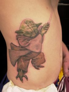 yoda tattoo Tauranga New Zealand