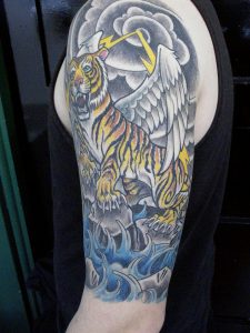 tiger tattoo Tauranga New Zealand