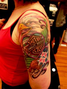 harley tattoo Tauranga New Zealand
