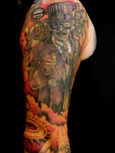 steampunk tattoo Tauranga New Zealand