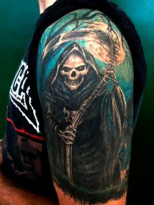 reaper tattoo Tauranga New Zealand