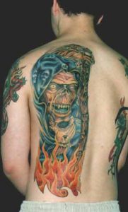 reaper tattoo Tauranga New Zealand