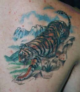 tiger tattoo Tauranga New Zealand